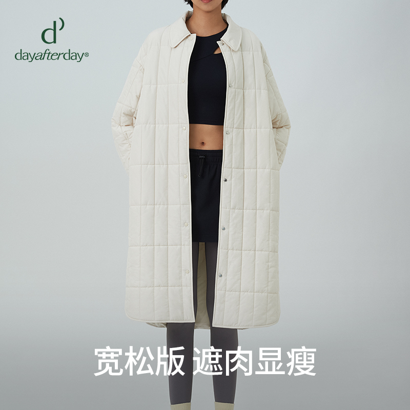 dayafterday新款棉衣服女冬季外套简约中长加棉加厚款外套保暖