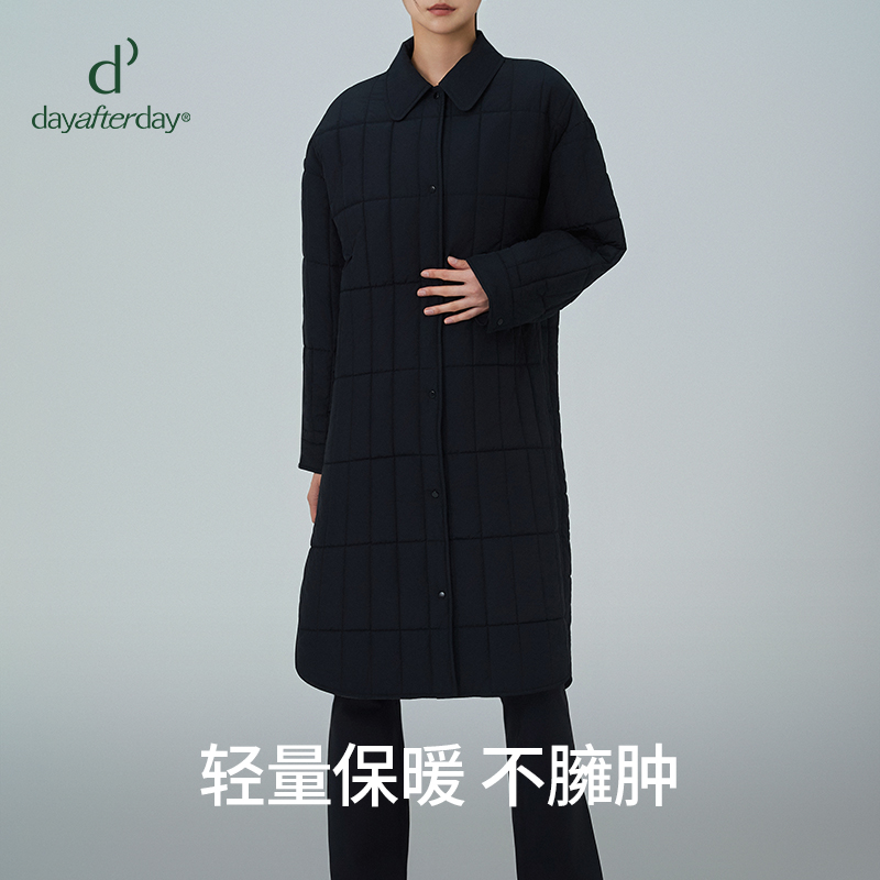 dayafterday新款棉衣服女冬季外套简约中长加棉加厚款外套保暖