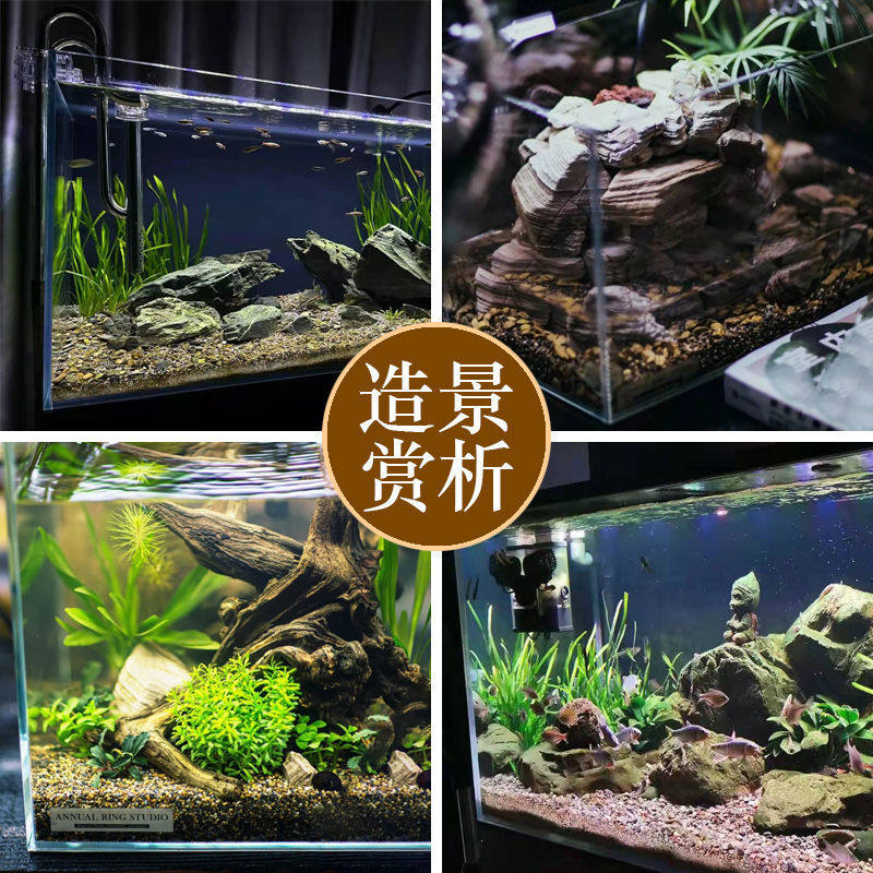 鱼缸底部砂石装饰石头溪流石鱼缸造景水族箱装饰砂石龟缸晒台片石,淘宝优惠券,粉丝福利购,淘宝优惠卷