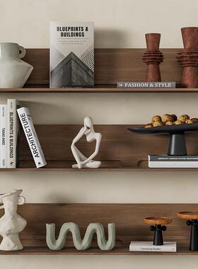 侘寂风高级感小众家居装饰品陶瓷花瓶民宿复古酒柜摆件