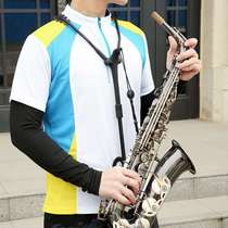 Tone in downfall tone in tone Soundtone Saxophone Musical Instrument Double Shoulder Harness Sling Hanging Strap Neck Strap With Back Strap