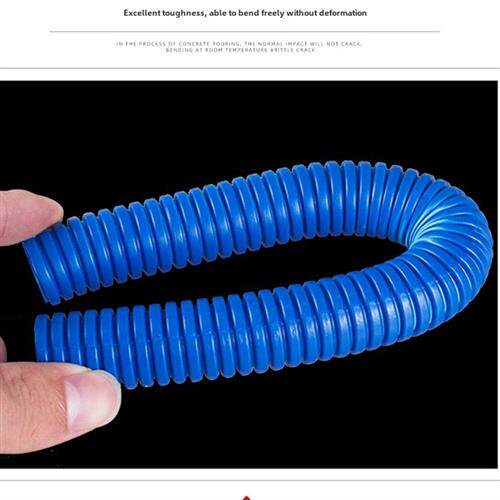 100米PVC波纹管塑料电管16~50mm波纹阻燃线管电线穿线穿电线软管 - 图1