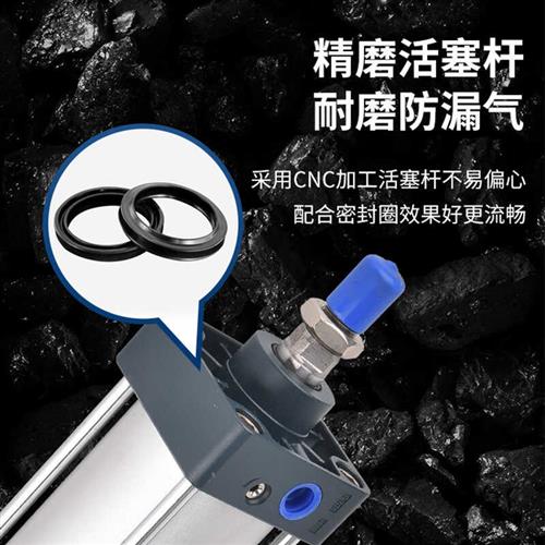 大推力增压缸倍力气缸SCT32X40*50*80*100*125*160X0多位置串联 - 图1