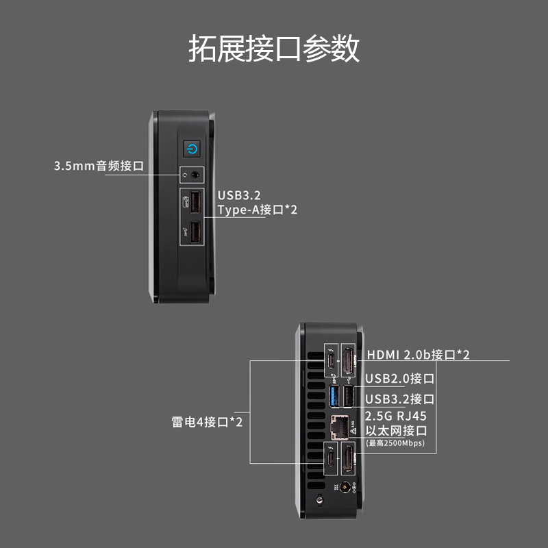 【行业专用】华硕ASUS英特尔wski5华尔街峡谷商用迷你主机双雷电4 - 图1