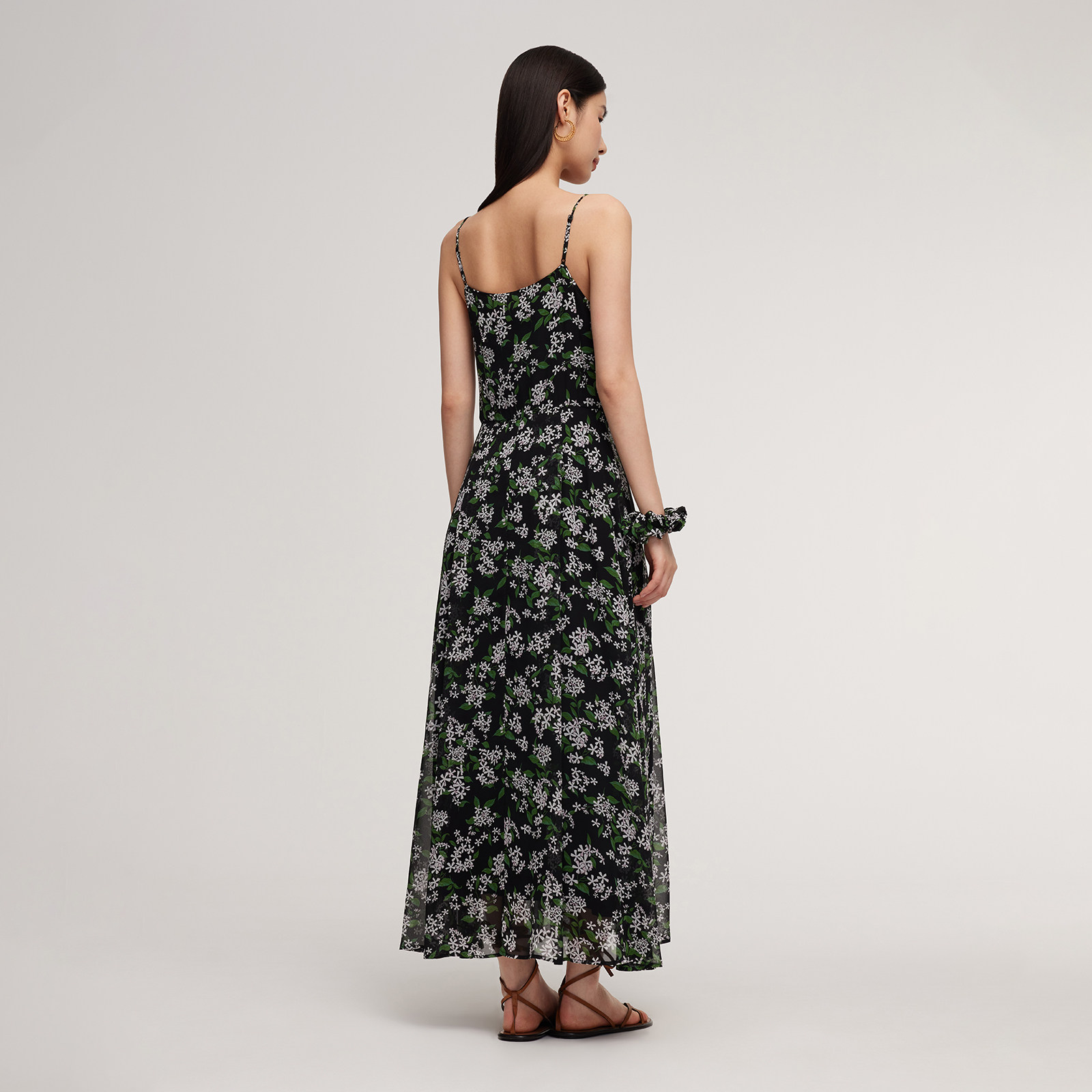 歌莉娅秋季新品10姆米真丝印花吊带裙(配送头花)1E7L4K6C0,淘宝优惠券,粉丝福利购,淘宝优惠卷