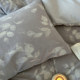Lazy and quiet and luxurious cotton color woven large jacquard four-piece set Pure cotton sheet quilt cover 1.5m1.8 bedding set