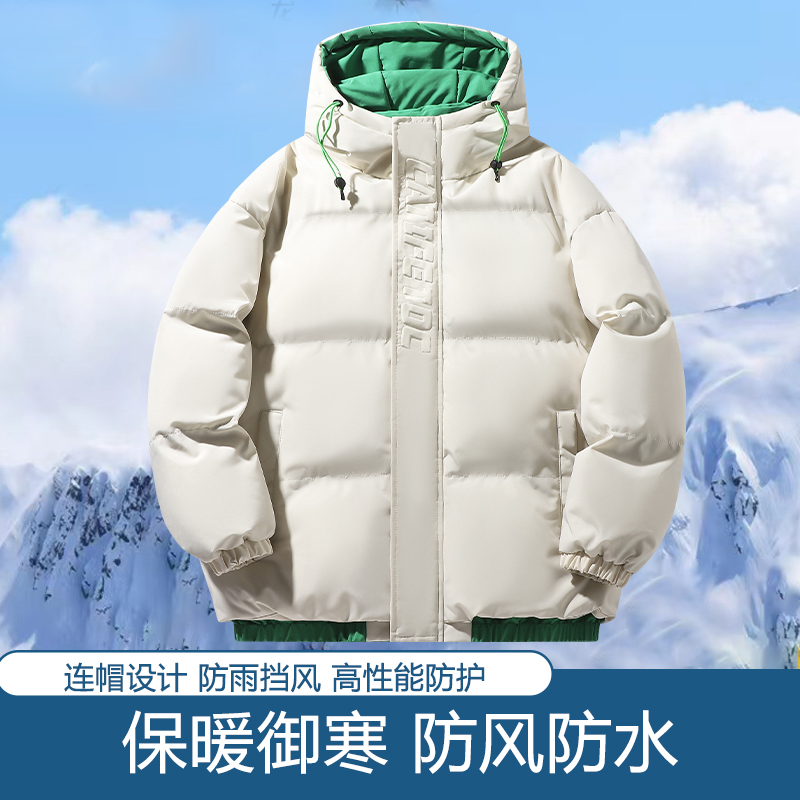 棉衣男连帽冬季外套爆款保暖面包服连帽加厚棉服潮流运动休闲外套_BOANDGEL奥莱海外折扣_男装-第4张图片-提都小院
