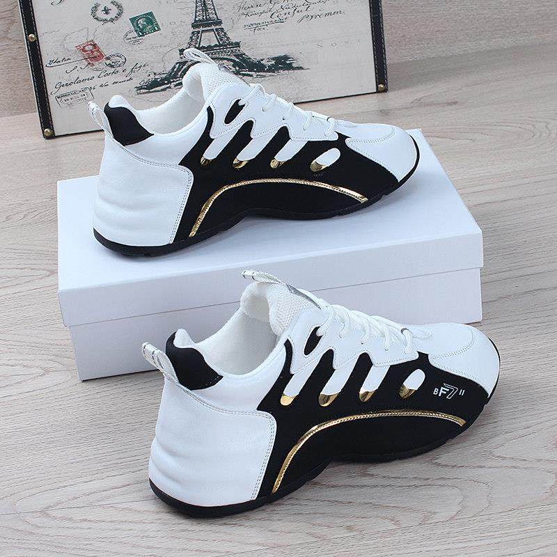 真皮男鞋春夏季新款潮牌休闲老爹鞋男士百搭情侣运动鞋皮蓬包底鞋,淘宝优惠券,粉丝福利购,淘宝优惠卷