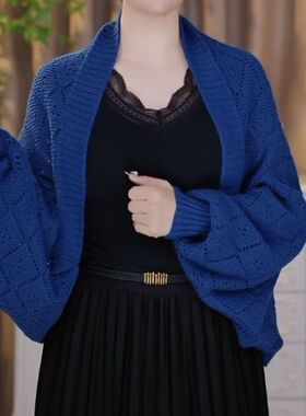 2026秋冬新款针织披肩女外搭护肩