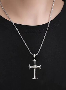 上帝之眼吊坠项链男潮帅气嘻哈