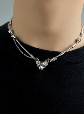 性感诱惑埃及法老猫叠带项链男潮