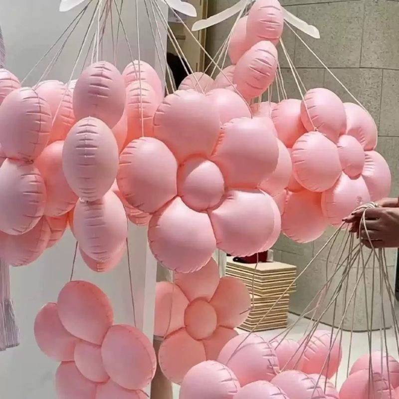 樱花粉花朵气球户外露营生日派对店铺装饰ins风网红打卡氛围布置,淘宝优惠券,粉丝福利购,淘宝优惠卷