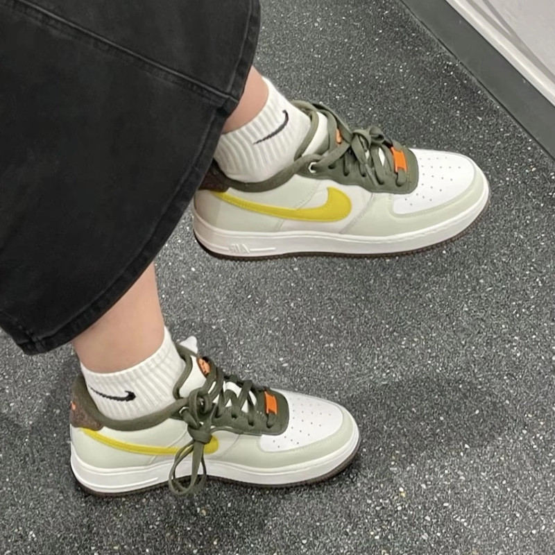 耐克/Nike Air Force 1  芥末黄女子空军休闲运动板鞋 FV3647-171,淘宝优惠券,粉丝福利购,淘宝优惠卷