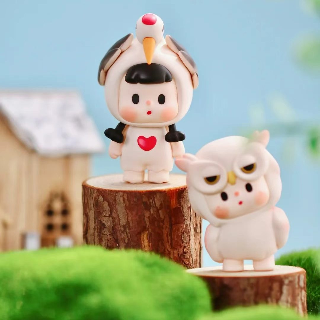 正版不二珍稀动物系列迷你盲盒手办周边潮玩可爱公仔娃娃摆件礼物 - 图2