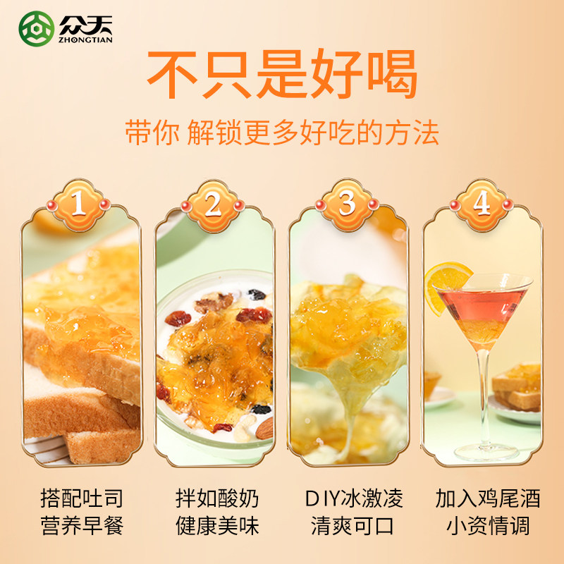  众天蜜泉蜂蜜果味茶