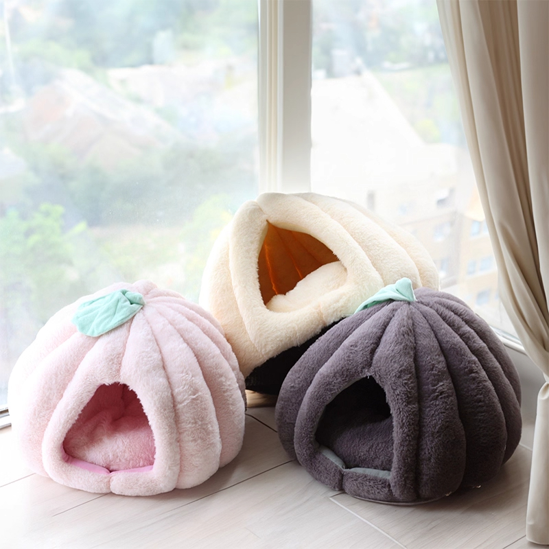 猫窝冬季保暖加厚封闭式大尺寸冬天猫咪安全感窝新式猫睡袋猫睡窝 - 图2