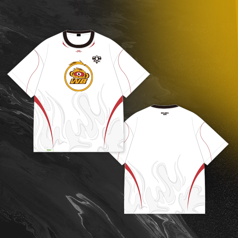 王者荣耀官网【北京WB王者荣耀分部】2025年新款选手电竞队服冲锋衣款外套T恤