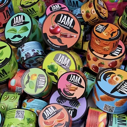 俄罗斯进口 Jam水烟膏 shisha Flavor250克大烟雾水果料 - 图0