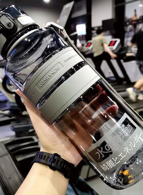 1L 1.5L 2L Sports Water Bottle Large Capacity Fitness Outdoo