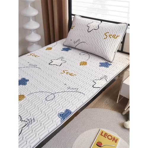 夏季乳胶凉席学生宿舍单人空调软凉席一1米2二儿童冰丝席子可机洗 - 图1