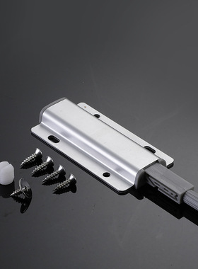 新款铝合金外开隐形门按压式免拉