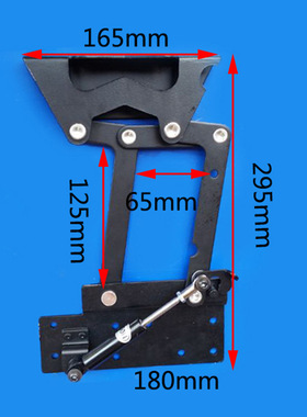 厂家批发功能升降茶几铰折叠支撑
