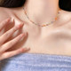Niche light luxury 2025 new color necklace