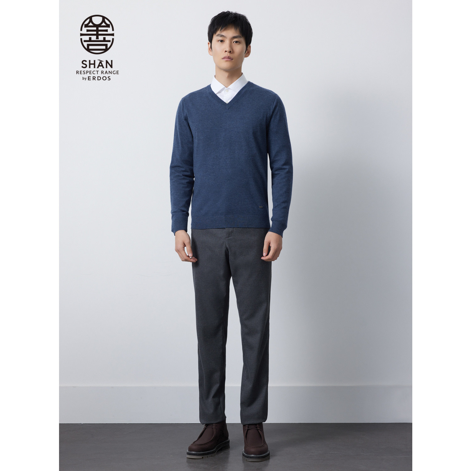 【善系列】ERDOS 男装羊绒针织衫秋冬精纺V领百搭羊绒衫,淘宝优惠券,粉丝福利购,淘宝优惠卷