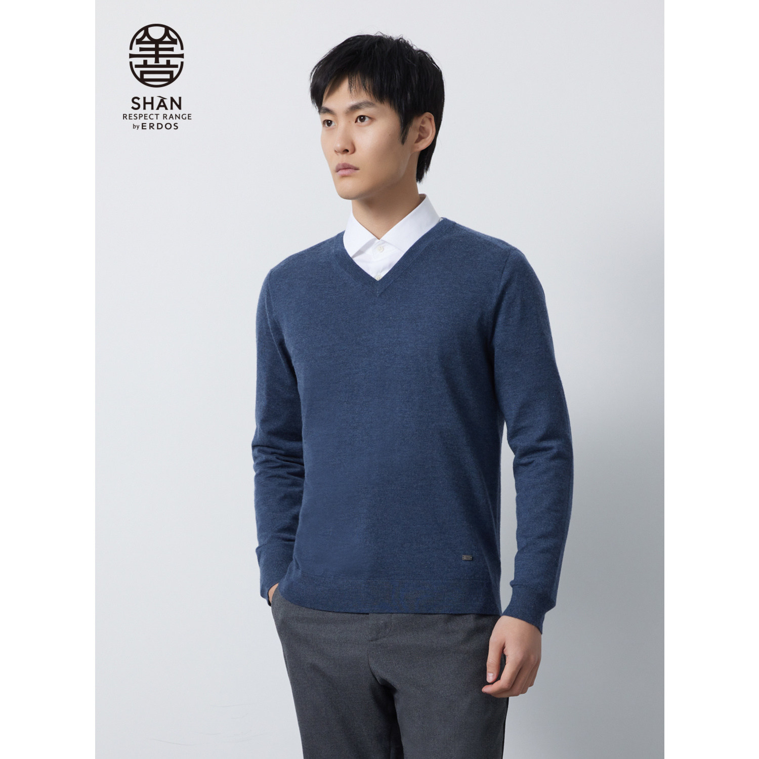 【善系列】ERDOS 男装羊绒针织衫秋冬精纺V领百搭羊绒衫,淘宝优惠券,粉丝福利购,淘宝优惠卷