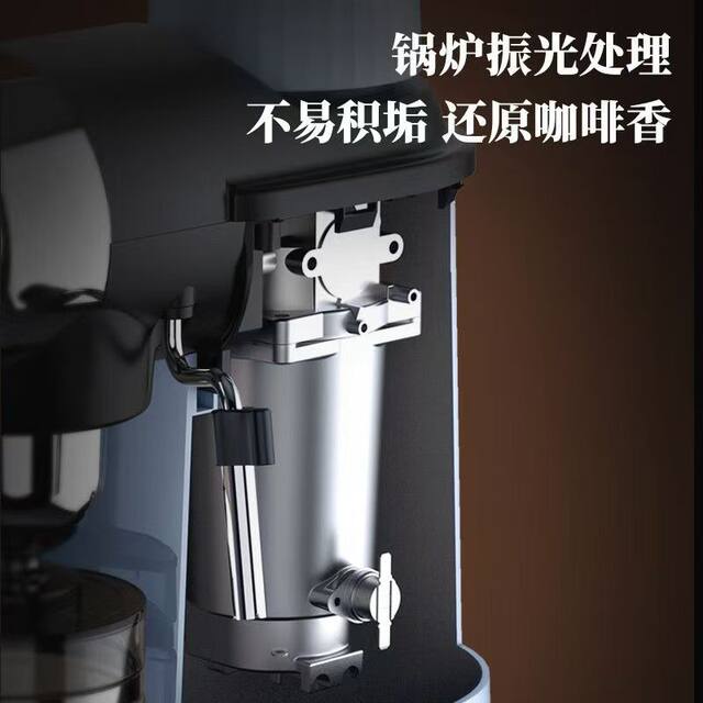 Bear coffee machine household small Italian semi-automatic all-in-one office coffee pot American hand grinder