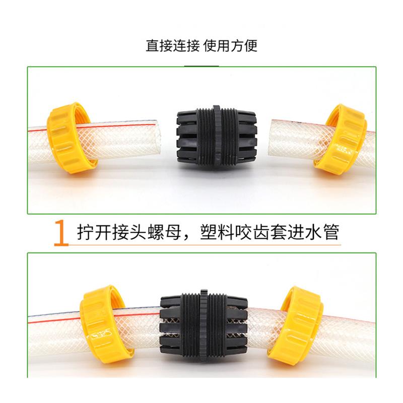 水管软管家用4/6分1寸牛筋自来软管子塑料pvc浇花浇菜防爆蛇皮管 - 图3