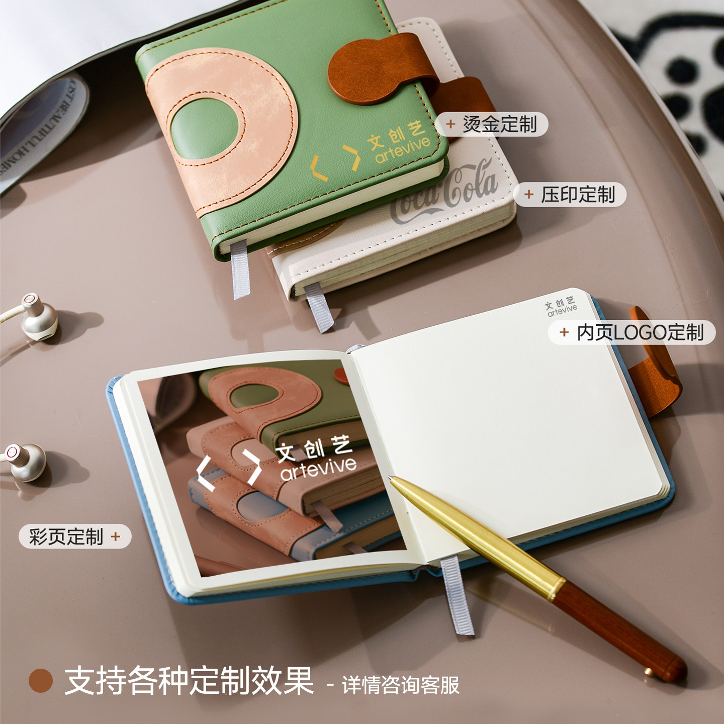 口袋本迷你小笔记本本子随身记便携式a7正方形小本本记事本小清新简约英语背单词记忆本横线款网格空白日记本
