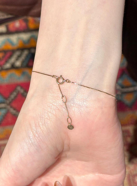 金色极细软蛇骨手链女款叠戴mini