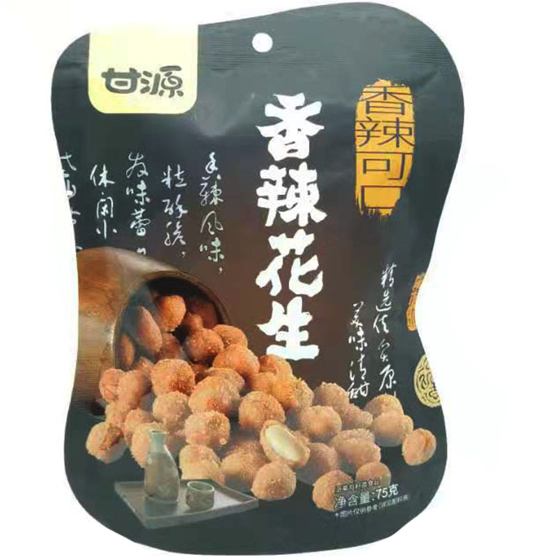 甘源蟹黄味瓜子仁蚕豆75g*6袋青豌豆香脆兰花豆虾条豆果零食休闲-图2