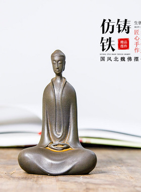 新中式禅意佛像手工摆件客厅