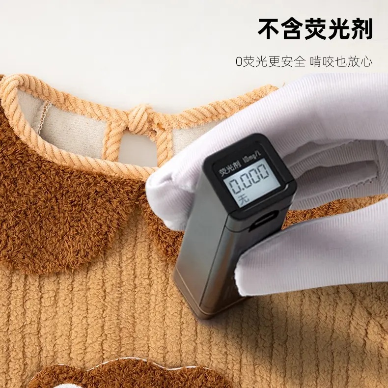 Autumn and winter children's lambswool thickened waterproof reverse dressing