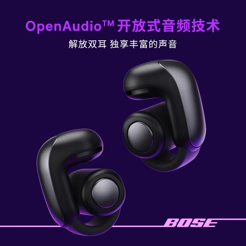 Bose Ultra开放式无线蓝牙耳机新款挂耳式空间音频不伤耳 - 图1