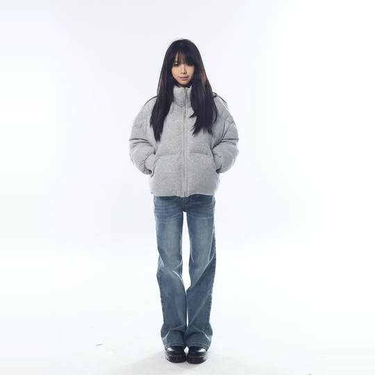 Veryrareme slub low-rise straight-leg jeans