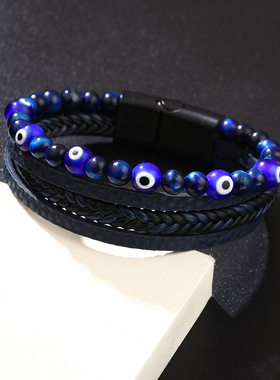 evileye恶魔之眼多层叠戴手环