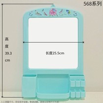 Rectangular Toilet Shower BATHROOM WITH BATH MIRROR WASH TERRACE FASHION PERSONALITY WASH-FACE POOL WALL-MOUNTED DRESSER PLASTIC
