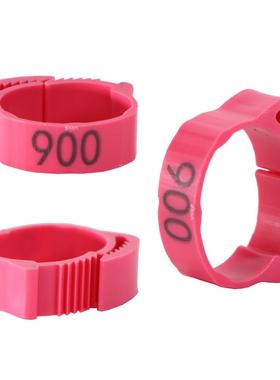 30PCS Chicken Foot Ring Adjustable Size Poultry Leg Digital