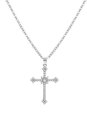 hot selling cross necklace Diamond choker 高级感十字架项炼
