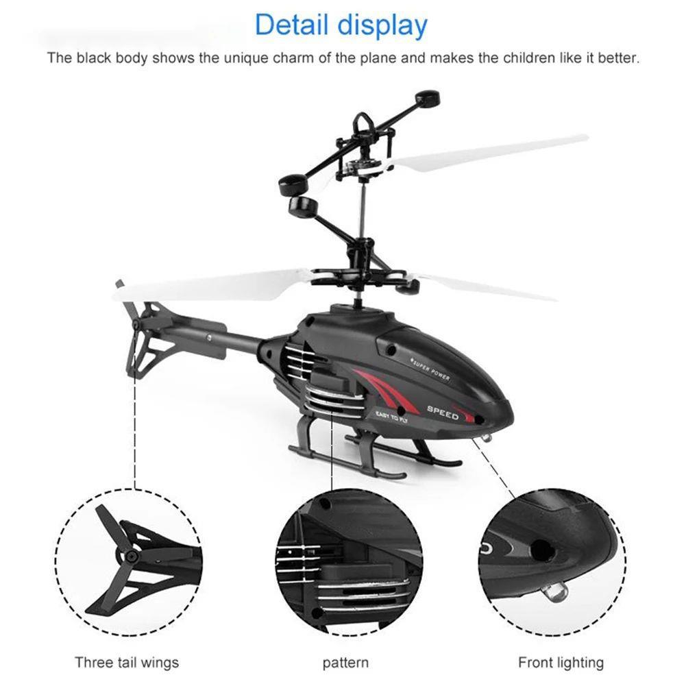 Remote Control Aircraft Induction Helicopter Mini Drone Fall - 图0