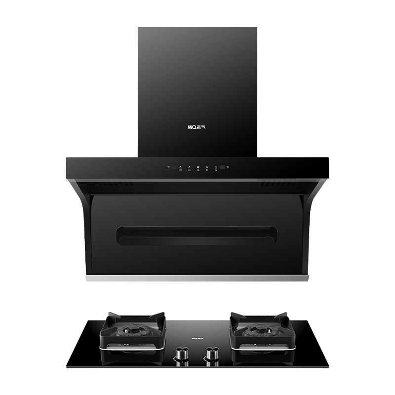 老板油烟机名气烟灶套装顶侧双吸大吸力家用烟机厨房燃气灶A5503