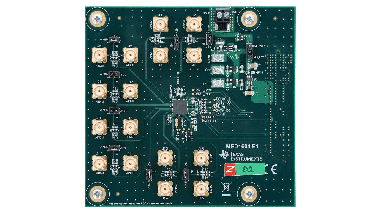 ADS9817EVM-PDK ADS9817 集成模拟前端 同步采样ADC性能演示套件 - 图1