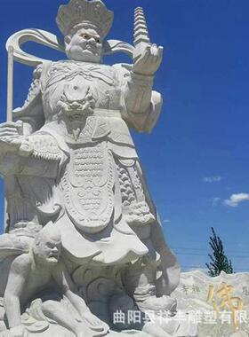 四大天王石雕人物雕像大理石工厂广场景区石材神像石雕制作