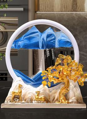 轻奢风办公室玄关招财现代