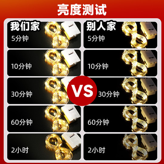 Colored lights, LED small string lights, ambient lights, decorative lights