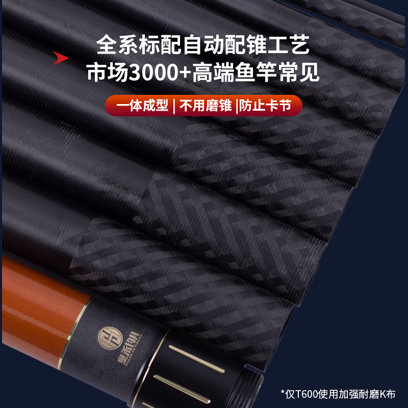 皇禾长节炮竿皇禾炮T400传统钓长杆19调12米14鱼竿T600炮杆传统竿 - 图3