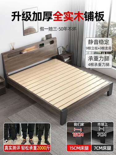 场房市用二手旧家具床闲鱼二手二手家具旧货市场塌塌米床1.8单~ - 图1